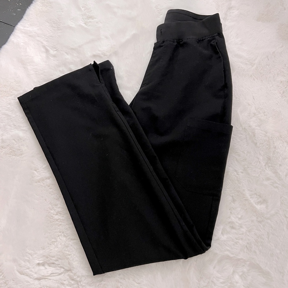 Mandala XXS/Tall high waist cargo scrub pants